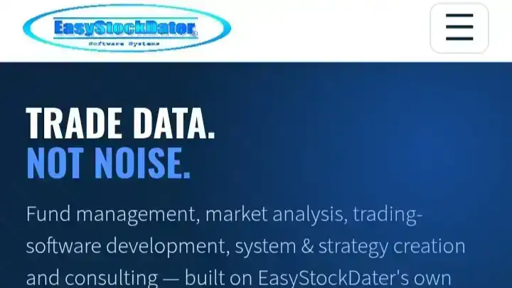 The EasyStockDater website