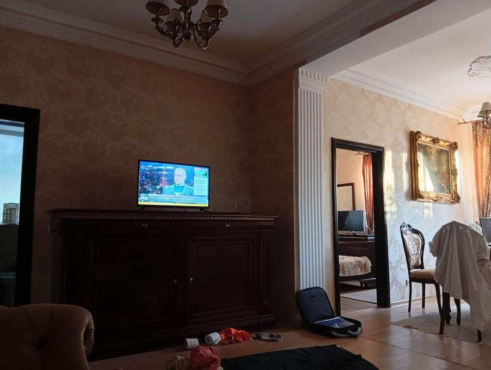 Living room with television